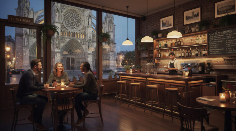 plongez dans l'ambiance conviviale du bar le nelson, situé au cœur du quartier, à deux pas de la cathédrale. un lieu idéal pour se détendre et partager un moment chaleureux.